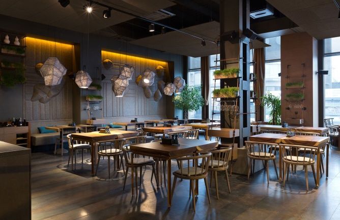 天津某餐厅装修案例